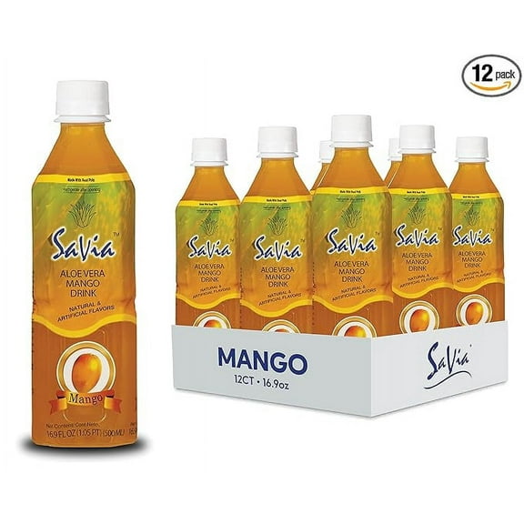 Savia Mango Aloe Vera Drink 12/16.9oz