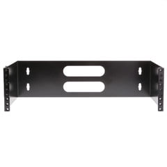 CableWholesale 3U Rackmount Hinged Wall Mounting Bracket, Patch Panel, Depth 5.8 in
