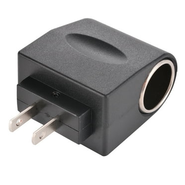 Universal AC to DC Car Cigarette Lighter Socket Adapter (US Plug)