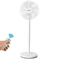 thumbnail image 2 of Yardi Yard 16 Inch Oscillating Pedestal 3-Speed Adjustable Height Fan with Remote Control-White, Oscillating Pedestal Stand Up Fan for Bedroom Home Office Use | White, 2 of 11