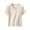 Beige, variant on Women’s Organic Pima Cotton Shirts V-Neck Soft Sustainable T-Shirt Short Sleeve Loose Fit Basic Everyday Tee Gray,L