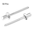 thumbnail image 4 of Unique Bargains 4mm x 8mm 304 Rivets Aveugles en Acier Inoxydable 50 Pack, 4 of 4