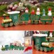 thumbnail image 5 of 2 Piezas Decoración De Tren De Navidad Mini Tren De Navidad Ferrocarril De Madera Decoración De Navidad Decoración De Mesa De Fiesta De Navidad Decoración De Renos De Árbol De Navidad Verde, 5 of 7