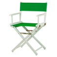 thumbnail image 1 of Casual Home Chaise de Réalisateur 18 Pouces" Cadre Blanc avec Toile Verte, 1 of 2