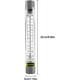 thumbnail image 4 of Medidor de flujo, 0,5-5 GPM 1,8-18 LPM Medidor de flujo tipo tubo para tuberías de gas líquido Medidor de flujo para agua Campo industrial, 4 of 5
