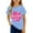 0-Blue709, variant on Tiijoy Toddler Girls Birthday T Shirt Letter Print Short Sleeve Crewneck T-Shirt, Sizes 3-13