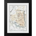 thumbnail image 2 of Baedeker 11x14 Black Modern Framed Museum Art Print Titled - Ypres Belgium Europe - Baedeker 1910, 2 of 5