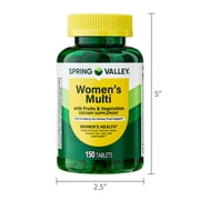 Spring Valley Women's Multi Tablets, 150 Count