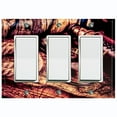 thumbnail image 1 of Metal Light Switch Plate Cover Vintage World Map Telescope Compass MAP002, 1 of 13