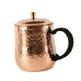 thumbnail image 2 of TISHITA Copper Mug Moscow Mules Mug 500ml Tea Accessories Tea Mug s Cup Copper Cup with Handle for Home Bar Coffee Shop Parties B, 2 of 8