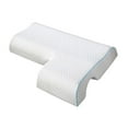 thumbnail image 3 of kowaku Couples Merging Pillow Arm Pillow Slow Memory Foam Side Sleeping Pillow with Arm Hole for Valentines Day Arm Rest Edged Left, 3 of 9