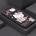 thumbnail image 3 of Funda de teléfono Hello kitty para Apple iPhone 13 Pro 14 XR 15 Pro Max XS X 12 Mini 8 Plus SE 11 13Mini, cubierta suave de TPU de lujo, 3 of 5