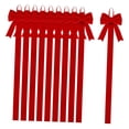 thumbnail image 4 of 10 soportes para tarjetas navideñas con lazo, ideales para decorar exteriores. También sirven como soporte para fotos, lazos para bodas y otras, 4 of 7