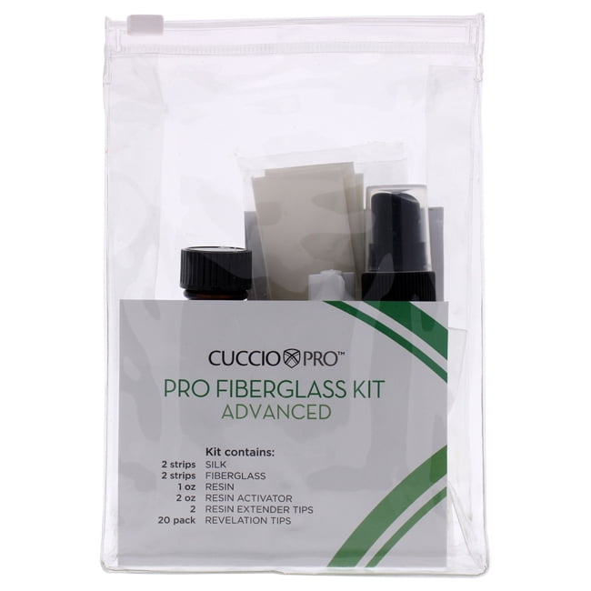 Pro Fiberglass Advanced Kit by Cuccio Pro for Women 1 Kit 2 Strips