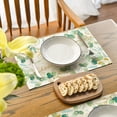 thumbnail image 4 of Smile Eucalyptus Table Placemats for Spring Summer 12 x 18 inch Set of 4, 4 of 8