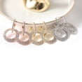 thumbnail image 2 of BNNG Crystal Hoop Earrings For Women Earrings For Women Gold Sterling Silver Earrings For Women Diamond Round Glitter Earrings Holiday Earrings Women'S Halloween Witch Hat Ear Wraps, 2 of 7