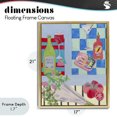 thumbnail image 4 of Stupell Industries Modern Saucy Kitchen Secrets Gold Floating Frame Canvas Art, 17 x 21, by Melissa Wang, 4 of 8