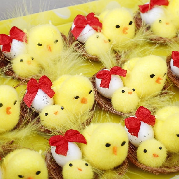 Decoracion De Pascua Simulación De Fibra Artificial De Pollo Para La Decoración De La Fita De 8,69 € | DHgate