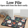 thumbnail image 4 of CURLYOOT Cute Snowman Indoor Doormat, Non-Slip Absorbent Door Mat 24" x 16", Christmas Entrance Floor Mat Washable Entry Doormats for Entryway Front Back Door, 4 of 8