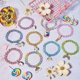 thumbnail image 5 of pulseras de unicornio coloridas para niñas, pulseras de unicornio arcoíris con cuentas para recuerdos de fiesta de cumpleaños., 5 of 5