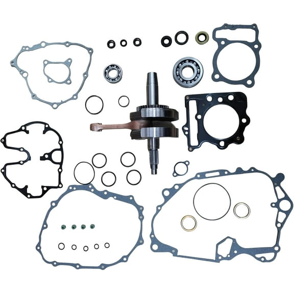 Engine Rebuild Kit with Crankshaft Gaskets & Seals Fit for Honda Sportrax 400 TRX400EX TRX400X 1999-2004 Complete Overhaul Kit