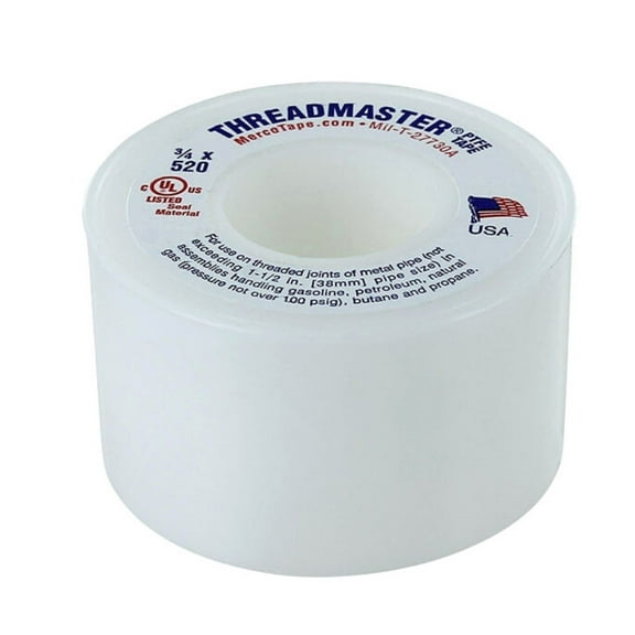 Merco M55 Threadmaster® Threadseal Tape - 50 Roll Case of 1/4in x 520in USA!