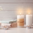 thumbnail image 6 of Uxcell 2 Pcs Tea Light Candle Holder Tea Lights Candle Holder Glass Candle Holders for Table Centerpiece Decor Blue, 6 of 6