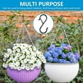 thumbnail image 5 of RuiJiao 3.6in Heavy Duty Stainless Steel S Hooks with Safety Buckle Rust-Resistant Black Metal Hooks for Hanging Plants, Clothes and Kitchen Utensils, 5 of 8