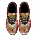 thumbnail image 2 of Canada Merry ChriStas Eh Canada Beaver and Bear Shoes Sneakers Black Size 9.5, 2 of 7