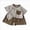 A33-Coffee, variant on Toddler Boy Short Sets - 2 Piece Knitted Crewneck T Shirt & Matching Shorts 6-12 Months 12-24 Months 2t 3t 4t 5t 6t 7t 8t 9t Children 18-24 Months