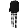 thumbnail image 4 of AIGUR Family Christmas Pajamas, Family Matching Christmas Pajama Set Long Sleeve Round Neck Tops/Romper Plaid Print Trousers, 4 of 11