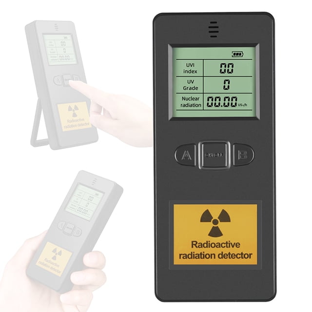 Medidor de radiación Detector de radiación Nuclear portátil de mano, pantalla LCD doméstica, probador de radiación radiactiva multifunción de laboratorio