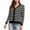 New Black, variant on PFRNLF Women's Striped Cardigans Lightweight Casual Long Sleeve Knit Button Front Cardigan Sweaters S-2XL
