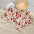 thumbnail image 5 of Oillow Valentine'S Decor Pillow Covers 18X18 Red Love Heart Throw Pillow Covers Wedding Valentine'S Day Mother'S Day Anniversary Pillowcase Linen Cushion Case Decoration for Sofa Couch B, 5 of 6