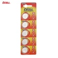 thumbnail image 1 of 2 PACKS EXCELL 5pcs 3V CR2025 Lithium Coin Cell Button Battery for Toys Remote Battery Silver, 1 of 9