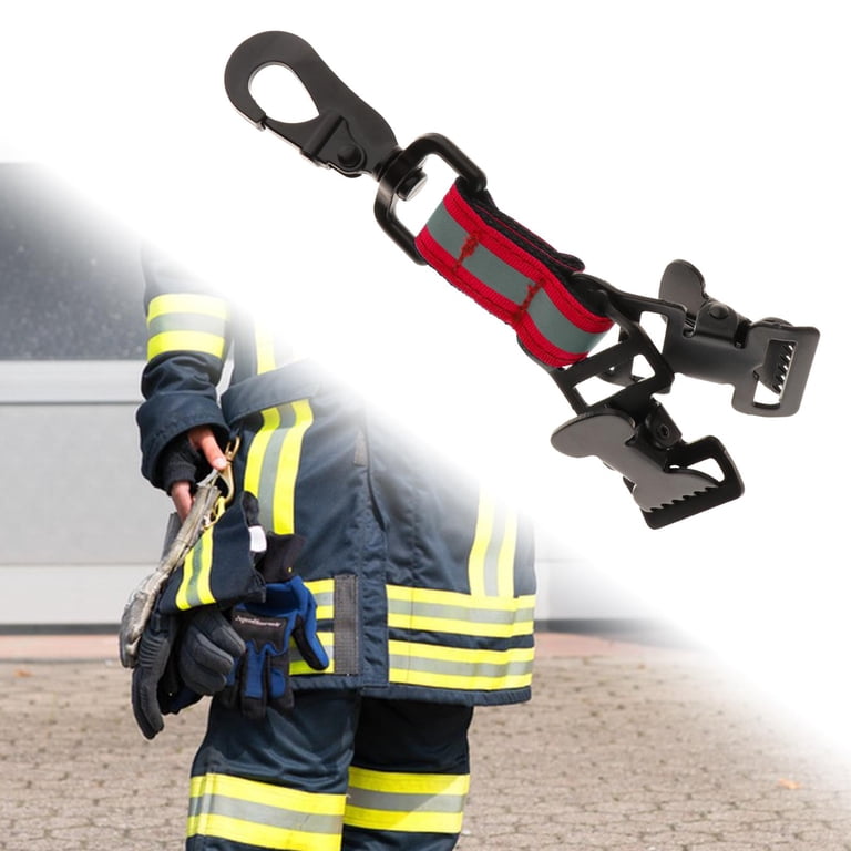 Heavy-Duty Firefighter Glove Strap With Reflective Trim – Keep Your Gloves Secure & Visible