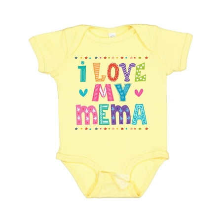

Inktastic I Love My Mema Grandchildren Gift Baby Girl Bodysuit
