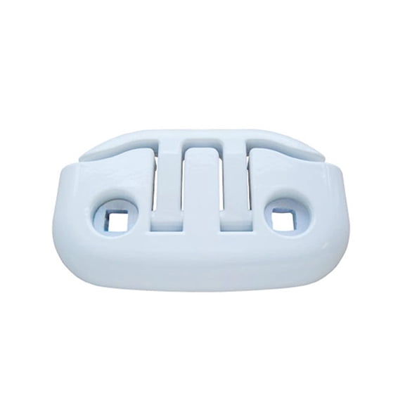DockEdge Premium FlipUp Dock Cleat, 6-inch, White Aluminum