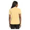 thumbnail image 2 of Port Authority Women's Short Sleeve Silk Touch Classic Polo Shirt Banana 2X-Large, 2 of 4