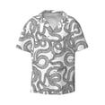 thumbnail image 6 of Kdxio Men's Hawaiian Shirt for Men Short Sleeve Shirt Snake Summer Casual Holiday Beach Button Down T-Shirts, 6 of 7