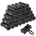 thumbnail image 1 of Sacs à Crottes de Chien 30 Rouleaux Sacs à Crottes Écologiques Sacs à Déchets pour Animaux Biodégradables avec Design de Point de Rupture Outils de Nettoyage pour Animaux Accessoires pour Maison Extérieur (Noir), 1 of 7