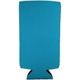 thumbnail image 3 of Blank Neoprene Collapsible Slim Can Coolie (6 Pack, Neon Blue), 3 of 7