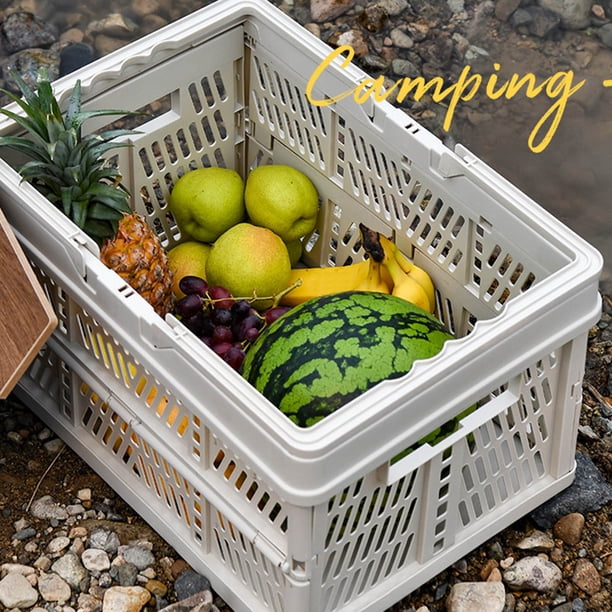 Cesta de Picnic Plegable para Acampar con Gran Capacidad Caja de Almacenamiento Multifuncional para Acampar Picnic y Organización del Hogar ANGGREK Otros