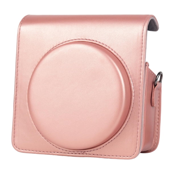 Estuche protector para Instax Square sq6, práctico estuche de viaje con correa ajustable para el hombro. Oro