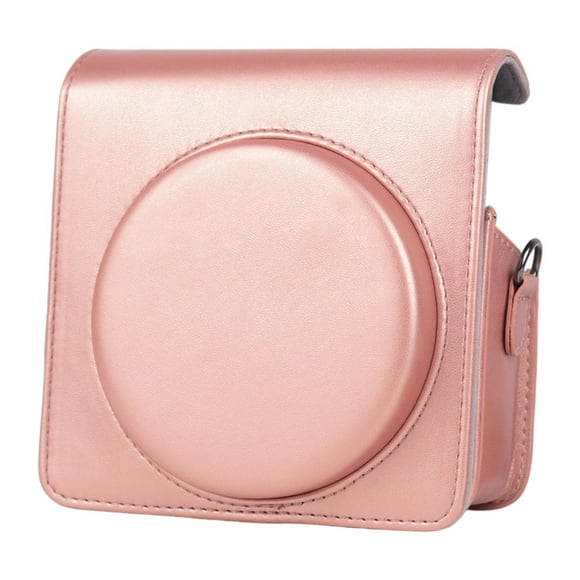 Estuche protector para Instax Square sq6, práctico estuche de viaje con correa ajustable para el hombro. Oro