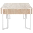 thumbnail image 5 of SAFAVIEH Edgecombe Modern Coffee Table, Natural/White (43.3 in. W x 23.6 in. D x 15.7 in. H), 5 of 9