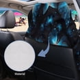 thumbnail image 6 of Xixirimido Blue Butterflies Print Universal Car Towel Seat Cover for Post Gym Workout Swimming Running Soft Breathable Automotive Front Seat Protector Car Accessories, 6 of 8