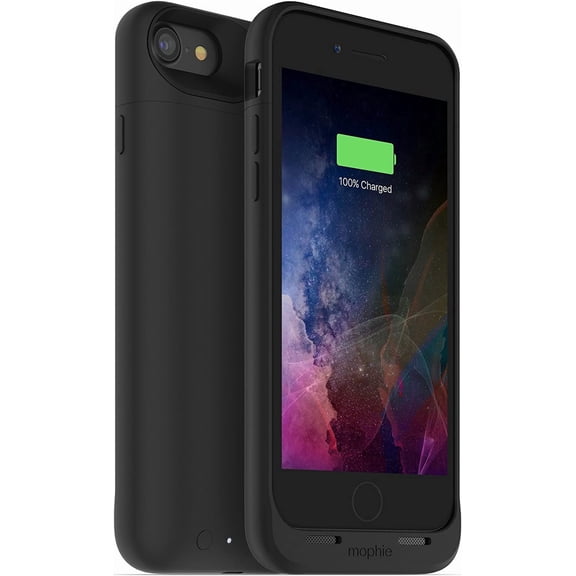 mophie Juice Pack - Wireless Charging Protective Power Pack Case Charge Force Technology Compatible With Qi-Enabled & Other Wireless Charging Systems For iPhone 7 & 8 and iPhone SE