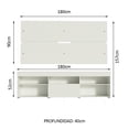 thumbnail image 3 of Centro De Entretenimiento Madesa Miami Hasta 65'' 1 Puerta Blanco, 3 of 5