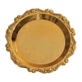 thumbnail image 4 of Soporte de metal para tartas, elegante candelabro, bandeja para cafetería, buffet y festival. 20cm Oro, 4 of 9